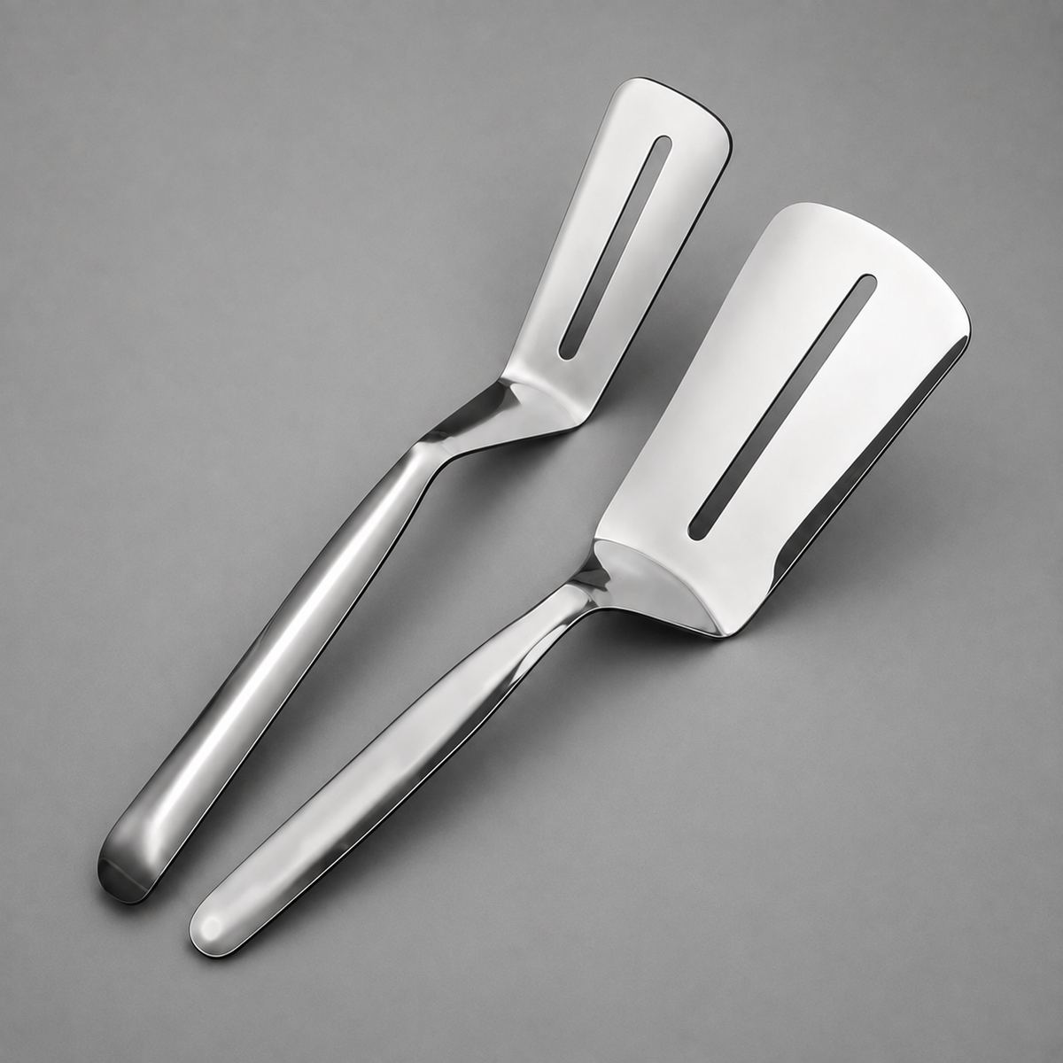 Slotted turner set close up