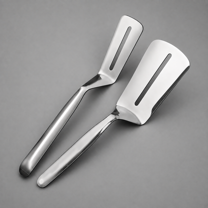 Slotted turner set close up