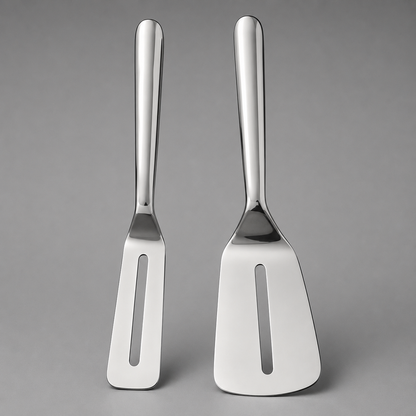 Slotted turner set front view