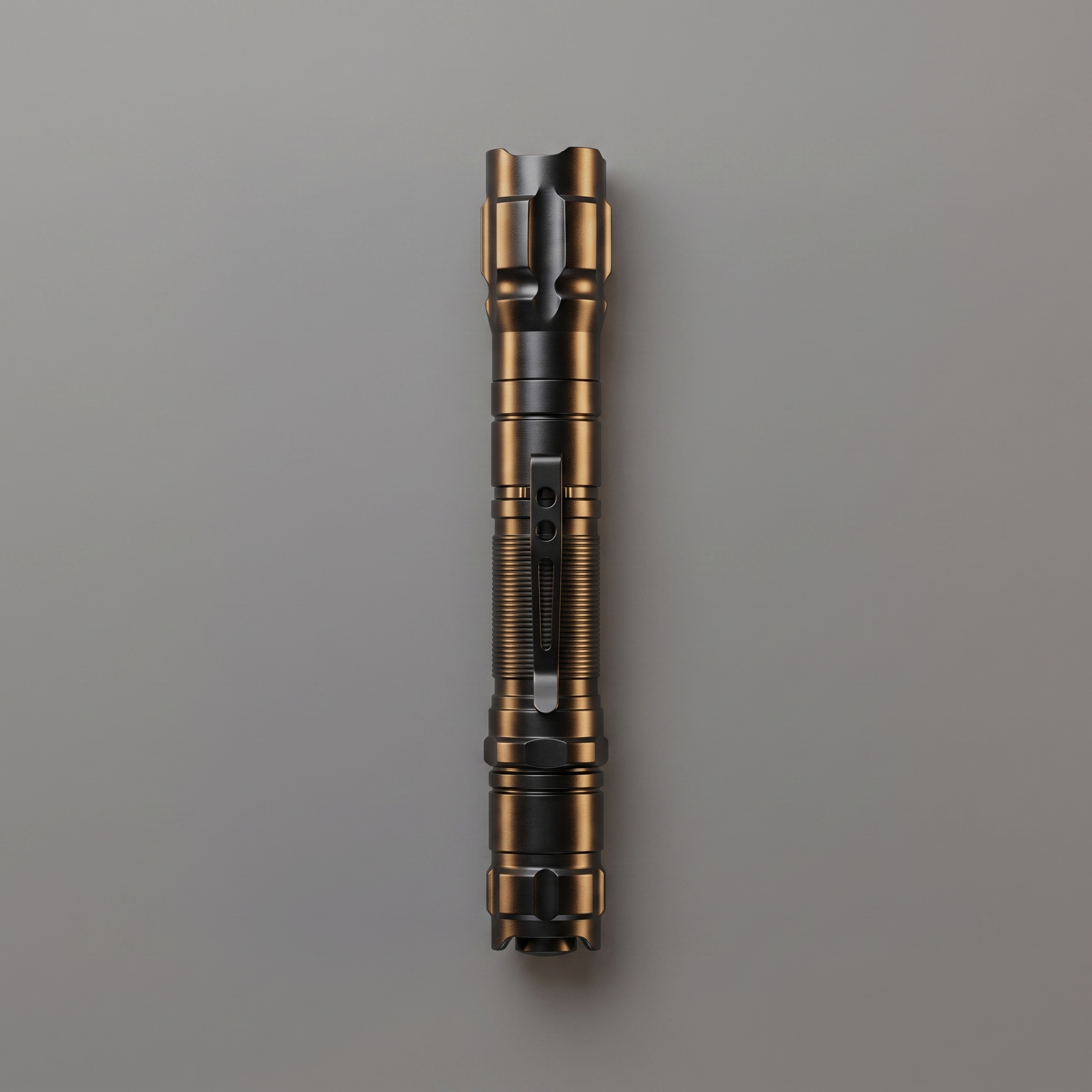 Rechargeable green laser pointer, top view
