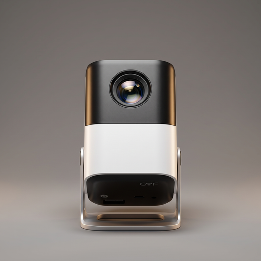 Portable mini WiFi projector, front view